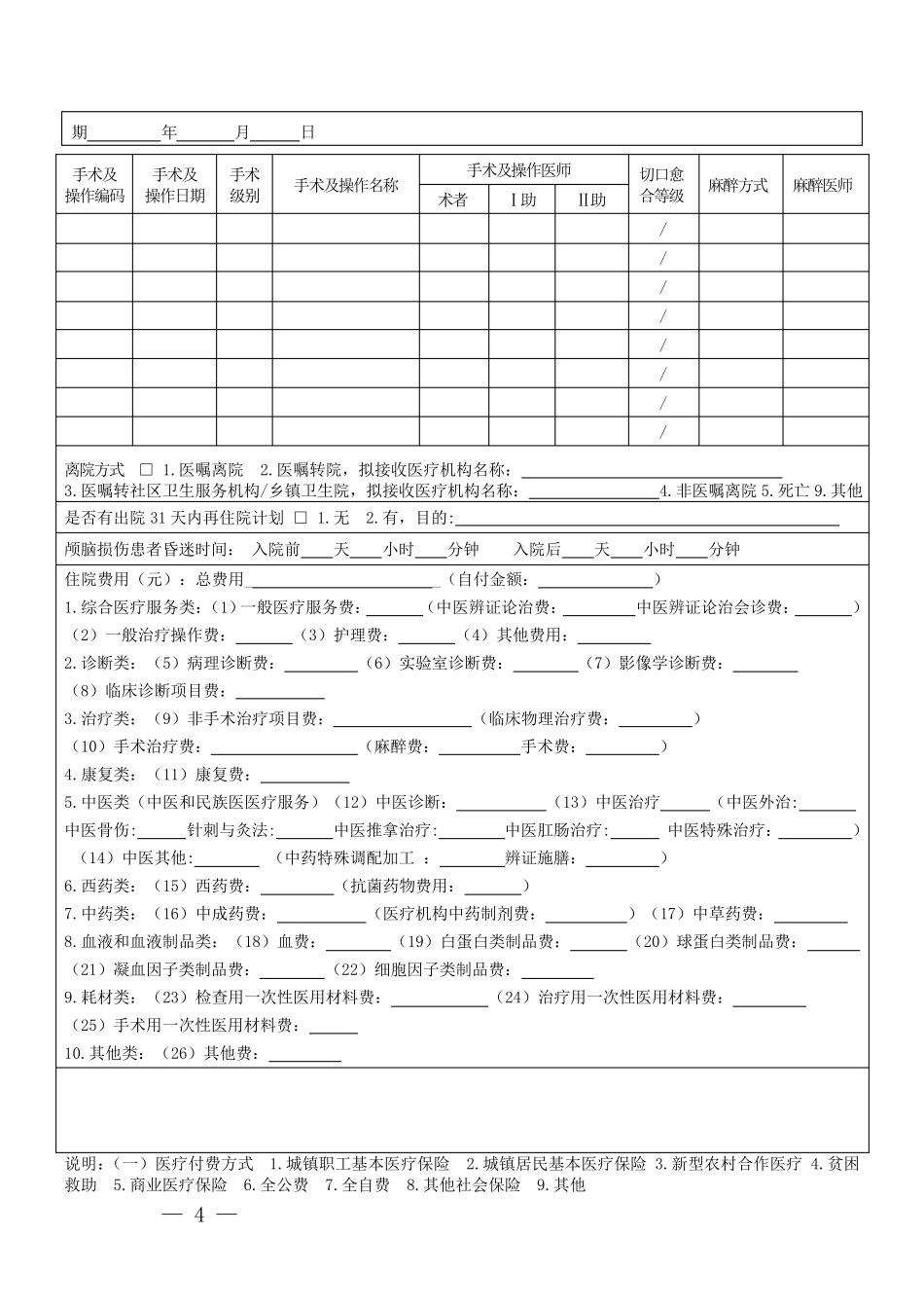 2012中医病案首页_第2页