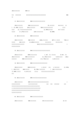 2012中国制造业企业500强发布