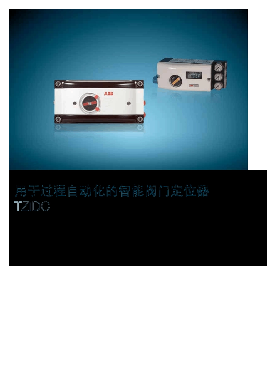 2012中文版的ABBTZIDC定位器选型样本_第1页