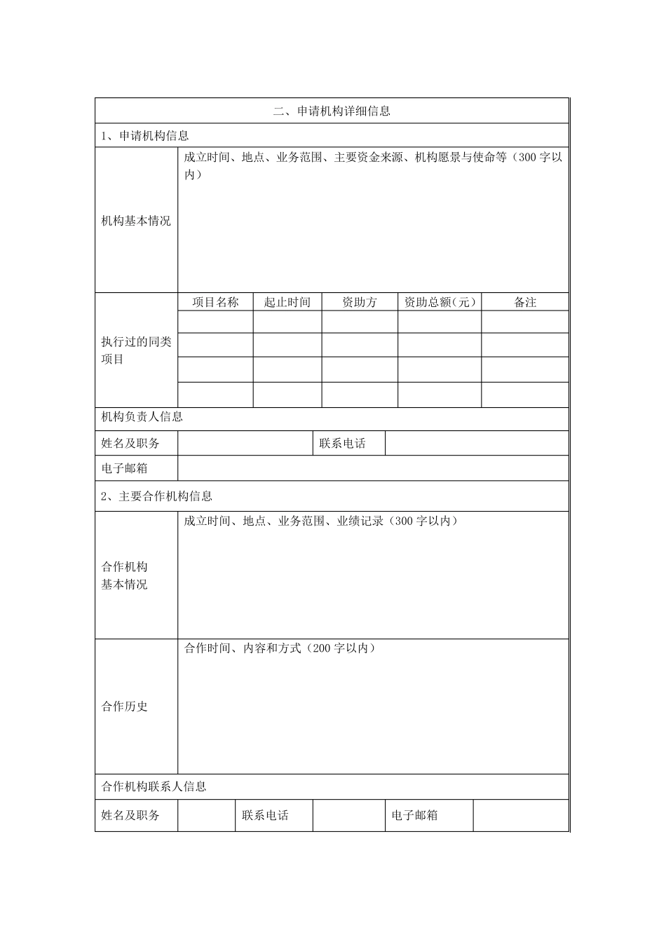 2012公益创投项目申请书_第3页