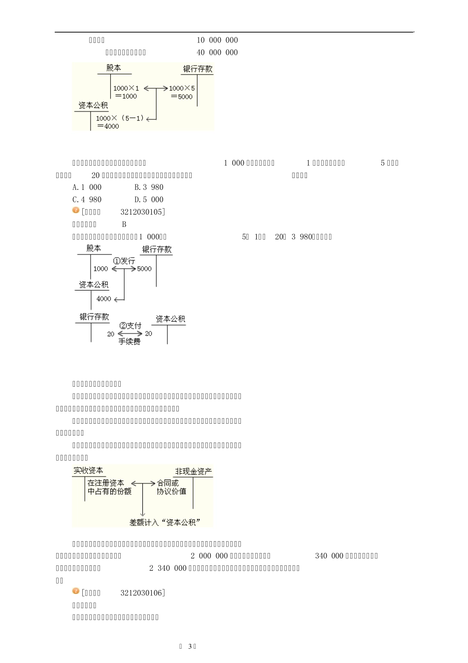 2012初级会计实务第三章所有者权益[讲义]_第3页