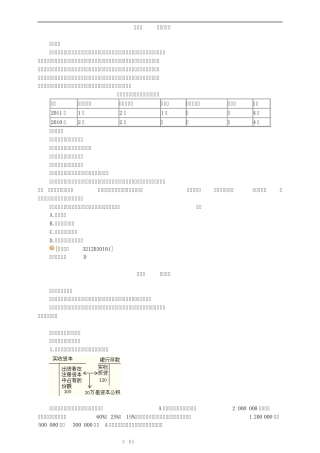 2012初级会计实务第三章所有者权益[讲义]