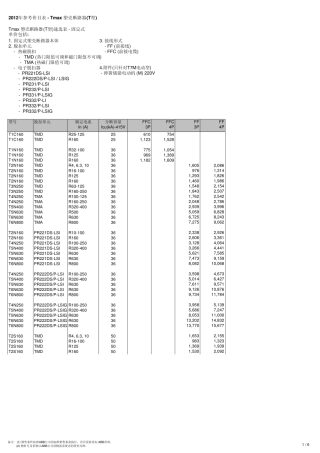 2012年ABB塑壳断路器Tmax价格本
