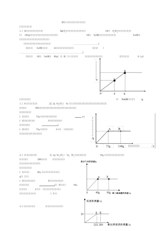 2012年中考化学图像型计算题0