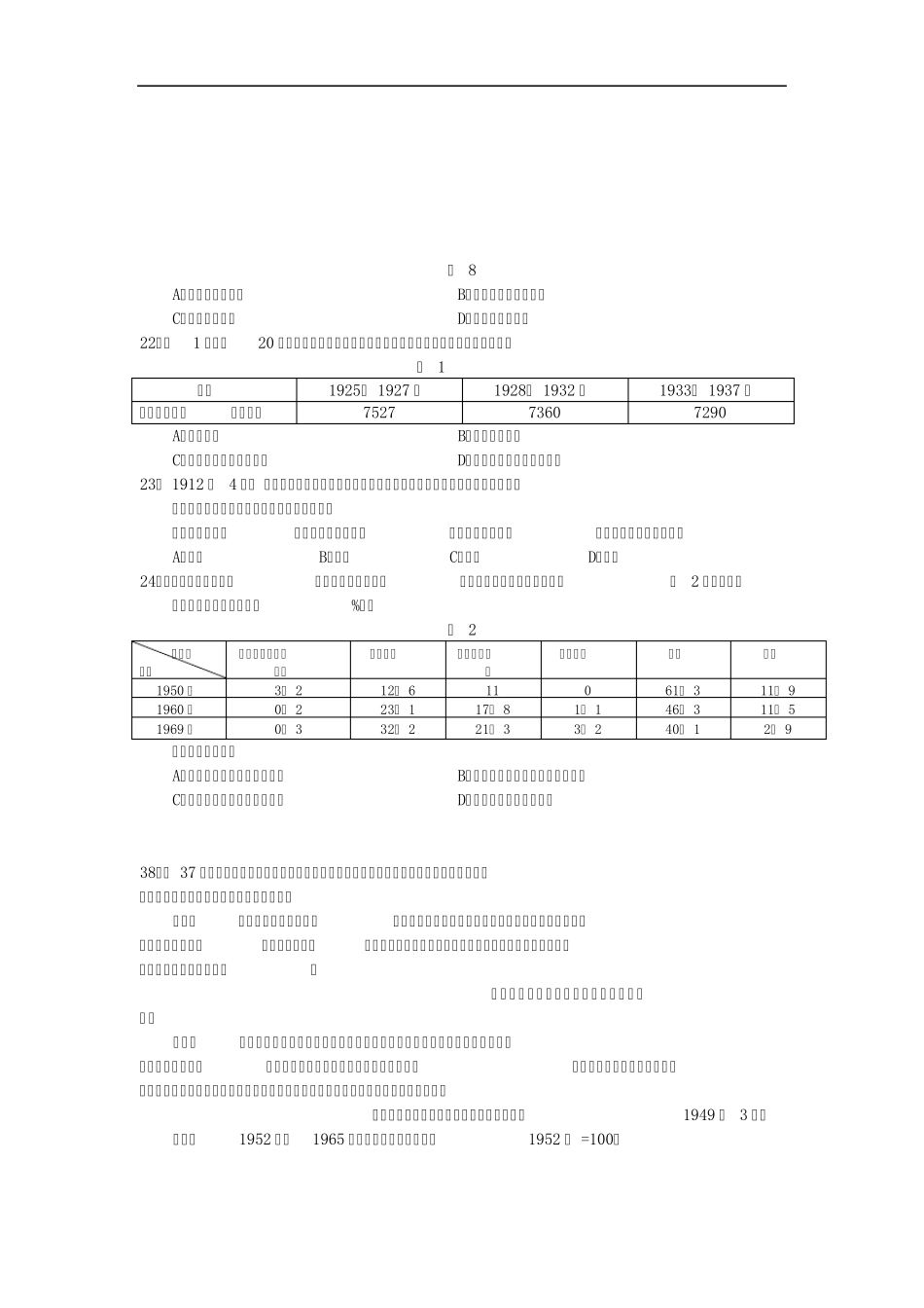 2012年全国高考历史试题及答案福建卷_第2页