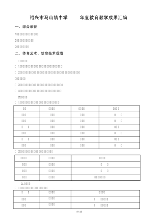 2012年教师教科研成果汇编