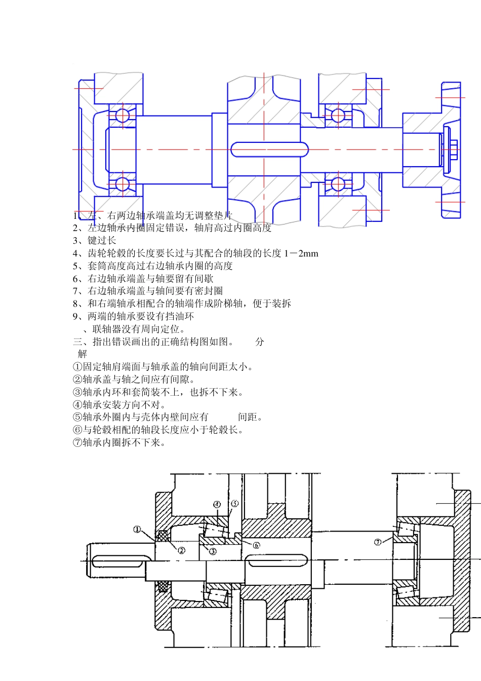 2012年机械设计基础期末考试改错题_第2页