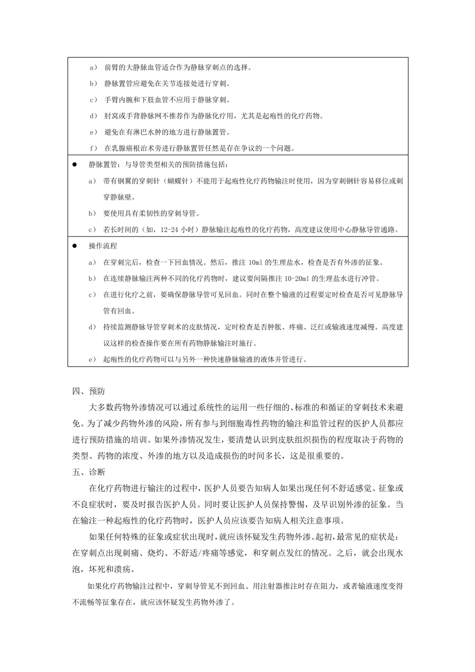 2012年欧洲肿瘤内科学会临床实践指南：化疗药物外渗管理_第3页