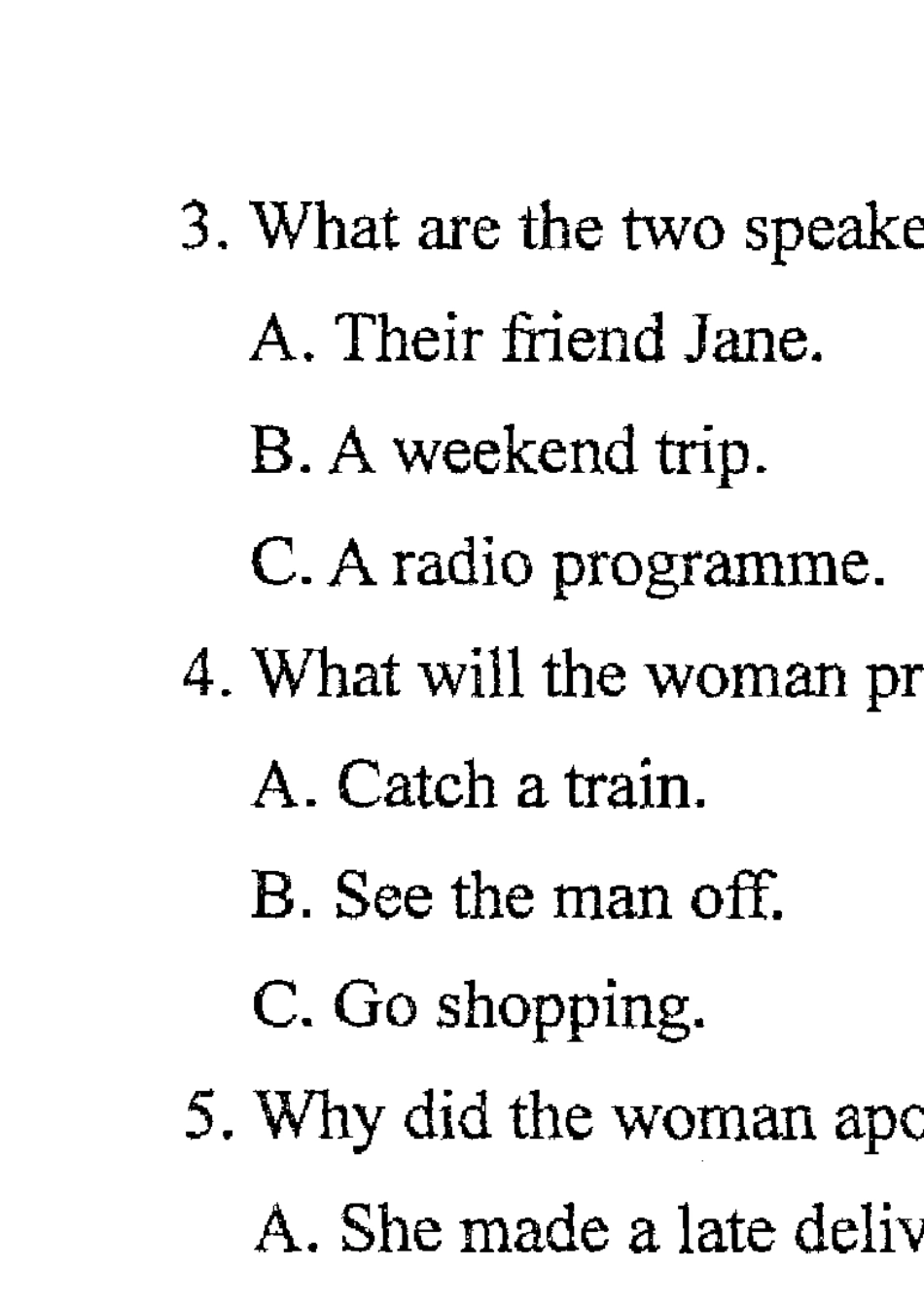 2012年河南省高考英语试题及参考答案_第2页