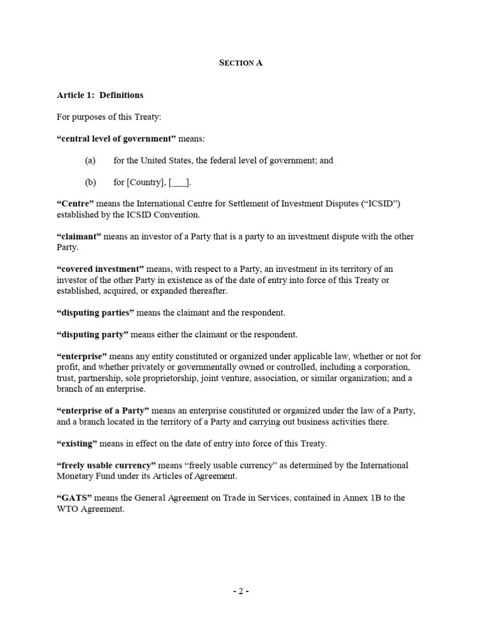 2012年美国版BIT范本_第2页