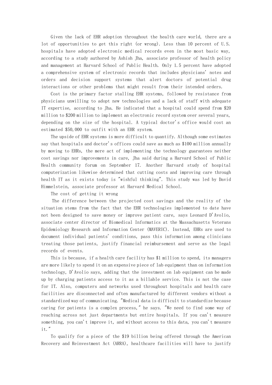 2012年英语四级考试模拟试题及答案解析_第3页