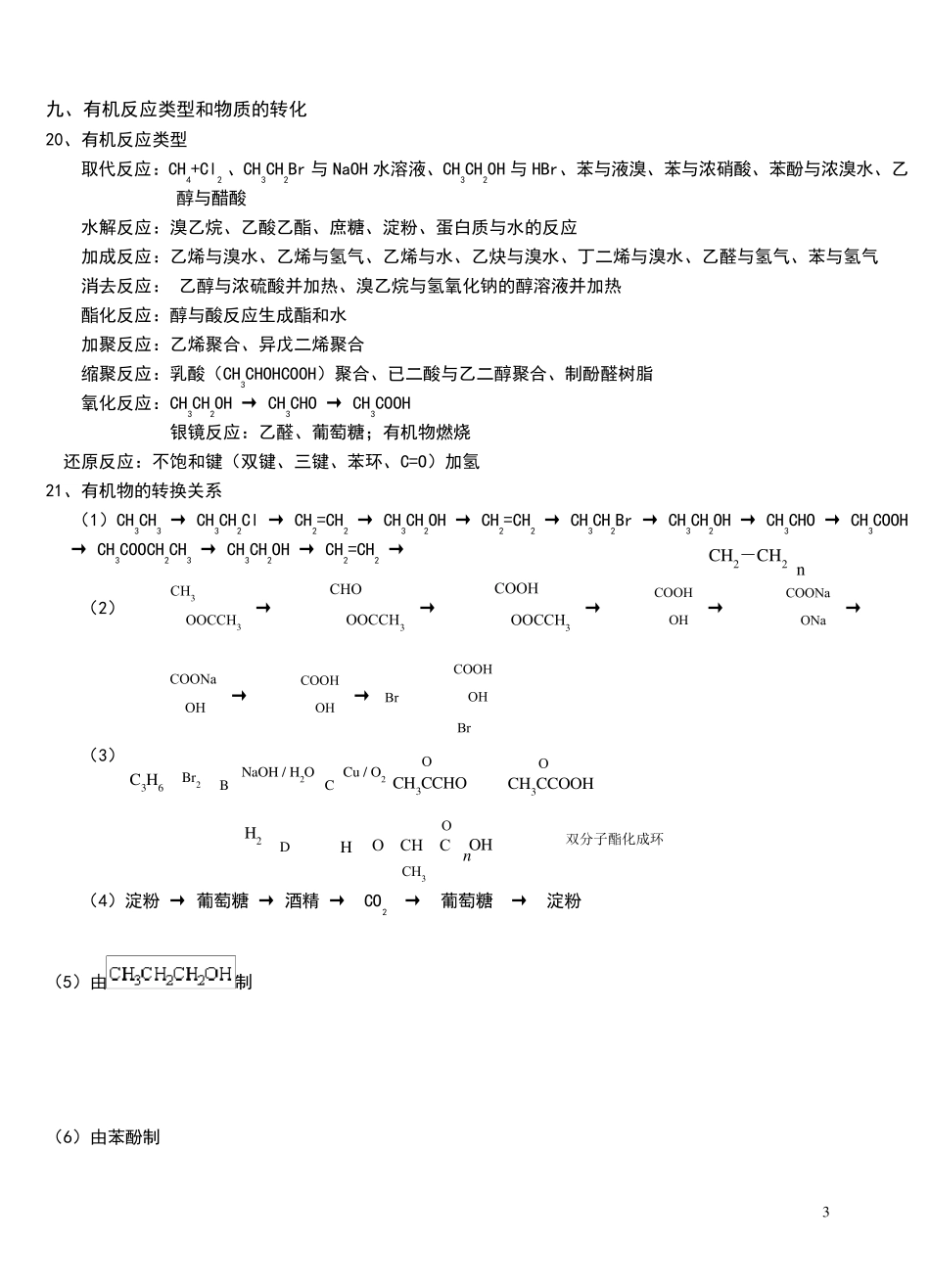 2012年高考化学常考知识点和必考知识点总结_第3页