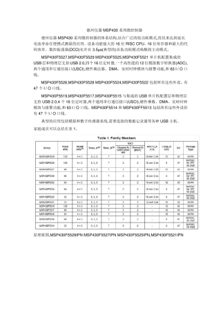 MSP430F5529中文资料