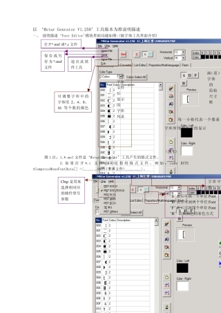 Mstar系列画OSD工具说明