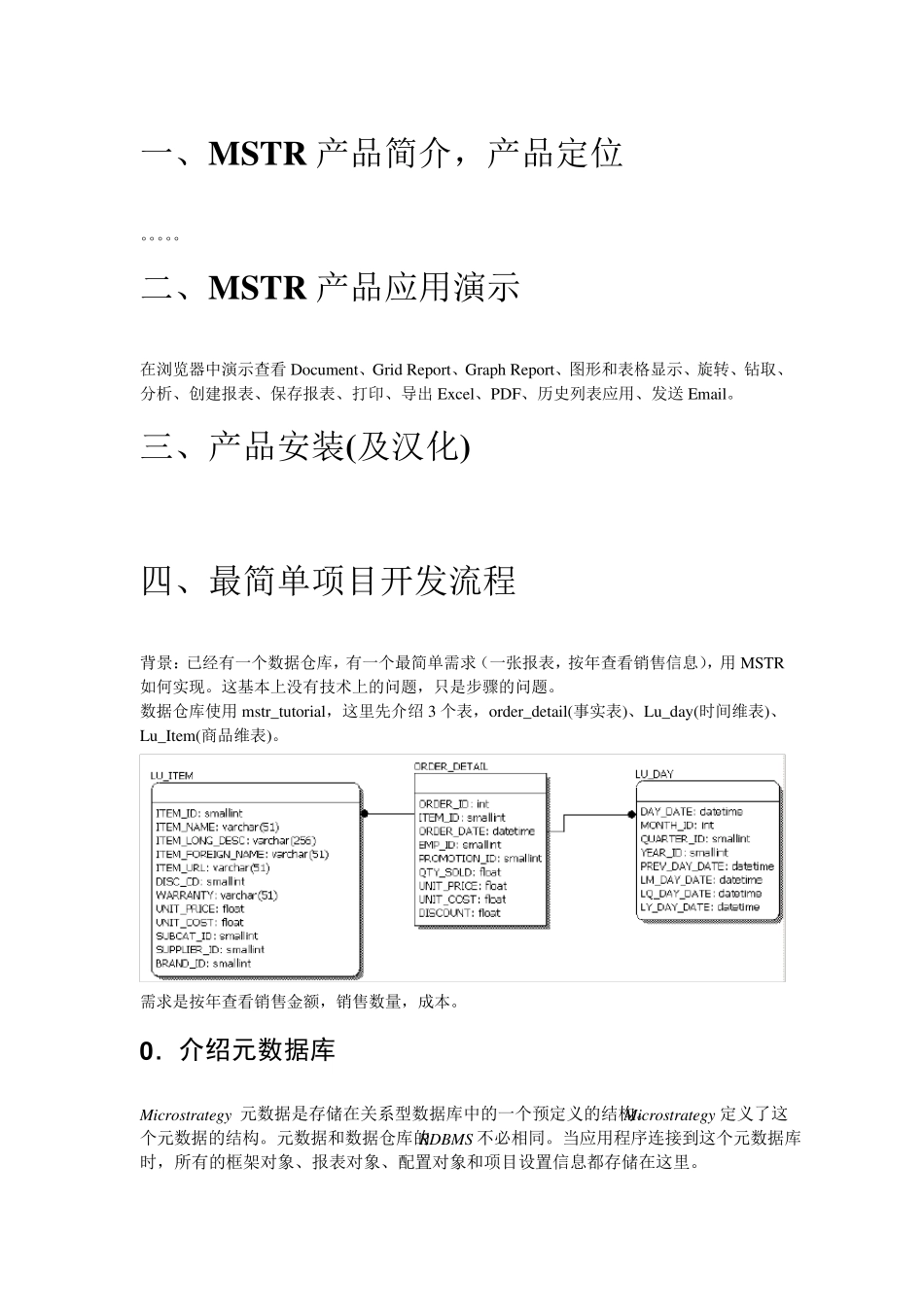 MSTR官方培训教程v1.4_第1页