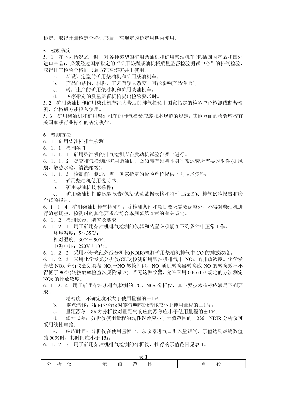 MT22090煤矿用防爆柴油机械排气中一氧化碳、氮氧化物检验规范_第2页