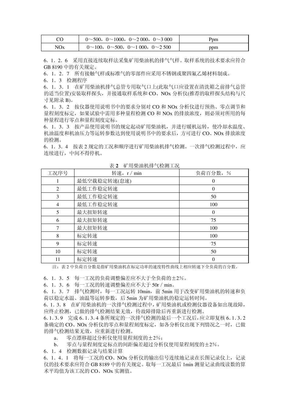 MT22090煤矿用防爆柴油机械排气中一氧化碳、氮氧化物检验规范_第3页