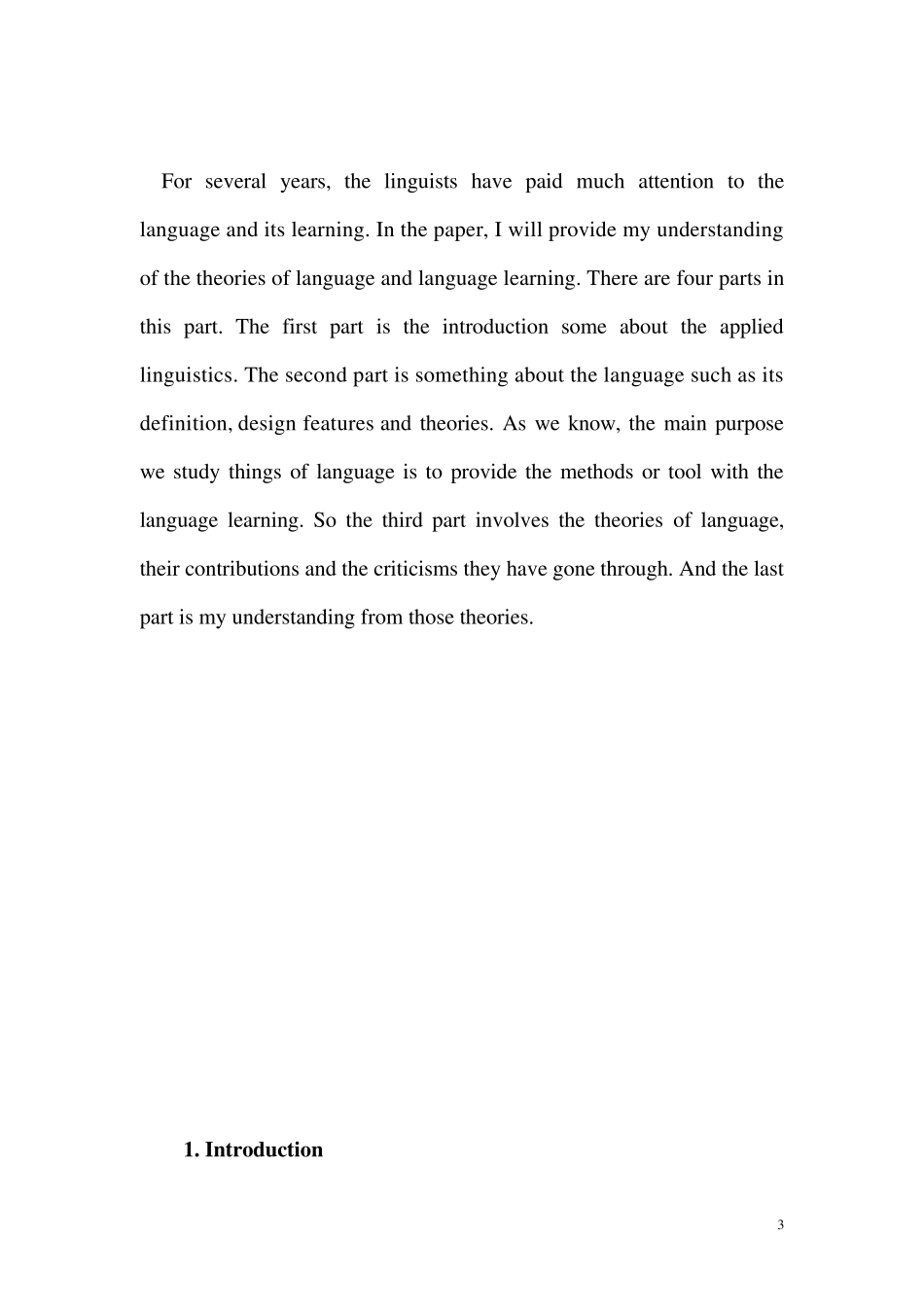 MyUnderstandingoftheTheoriesofLanguageandlanguageLearning_第3页