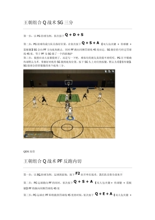 NBA2konline王朝Q战术合集