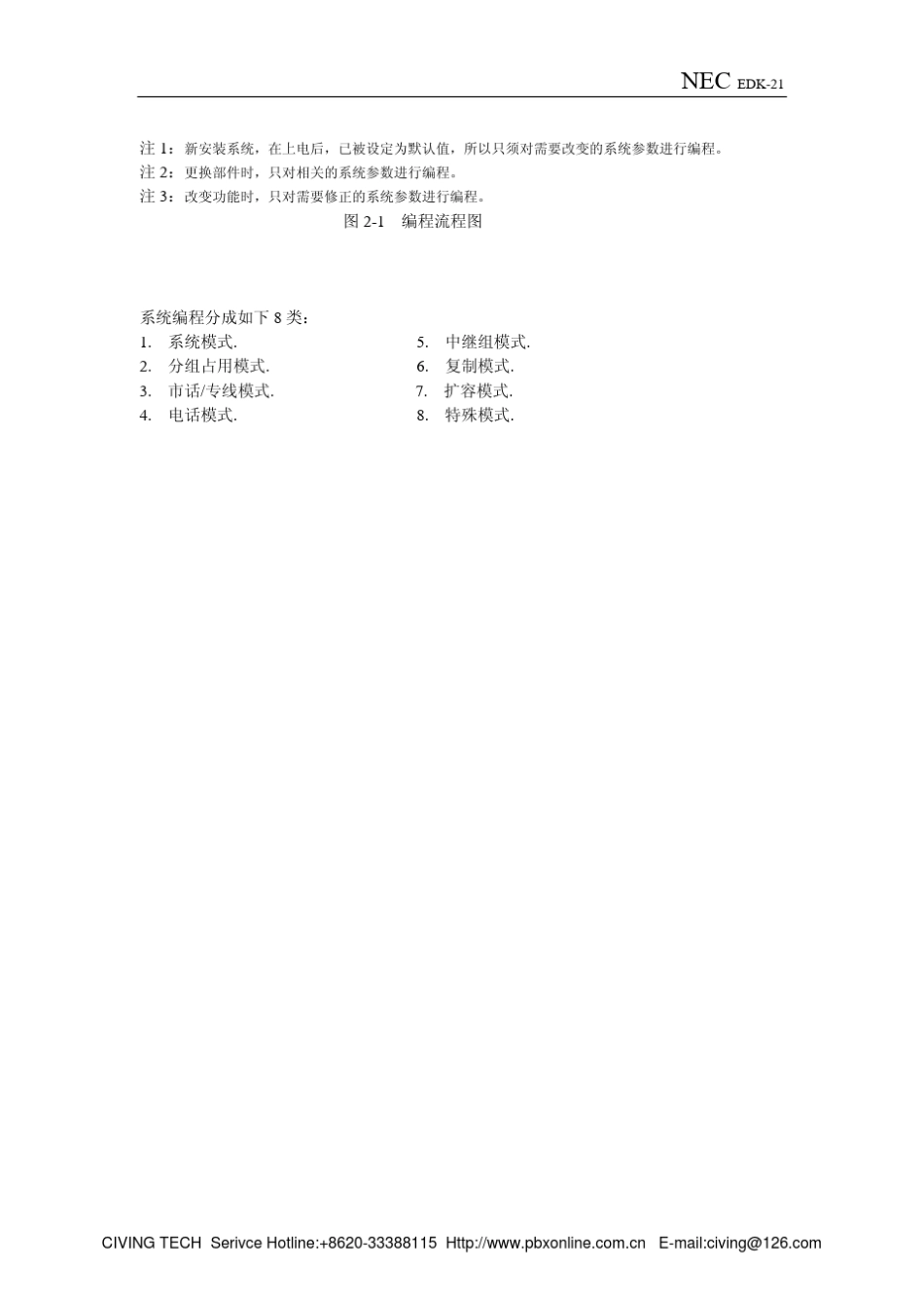 NEC交换机EDK21交换机说明书,NECIPK交换机说明书,NDK9000说明书_第3页