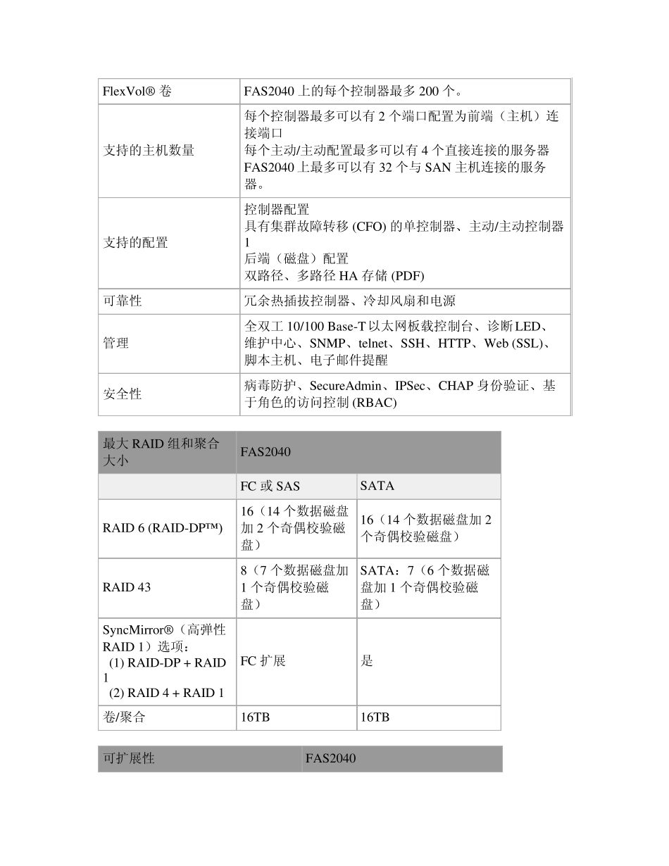 NetAppFAS2040产品说明_第3页