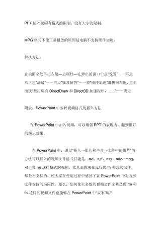 PPT插入视频好方法