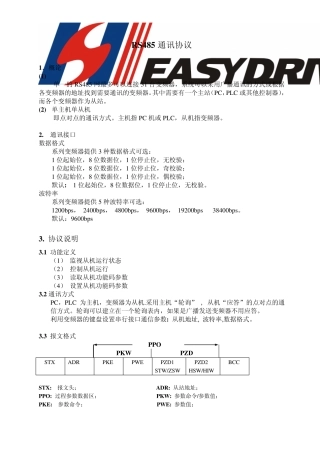 RS485通讯协议