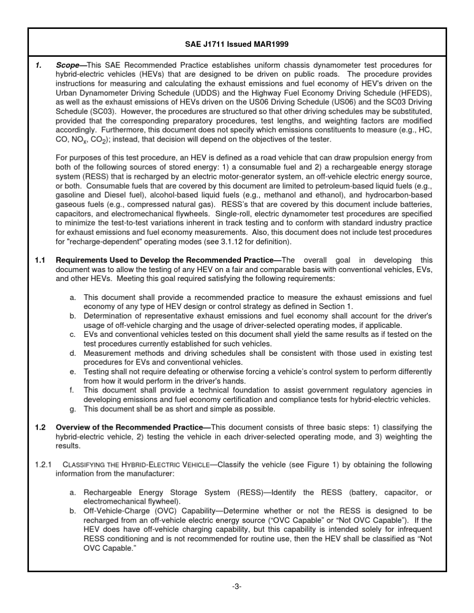 SAEJ1711V001混合动力汽车经济性和排放测试标准_第3页