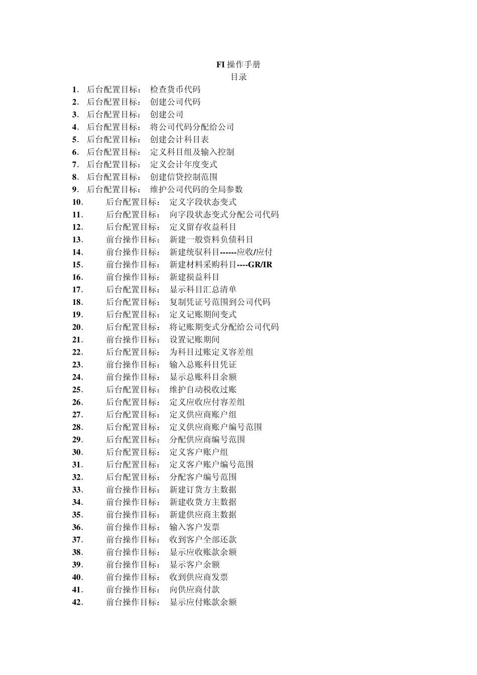 SAPFI配置与操作手册_第1页