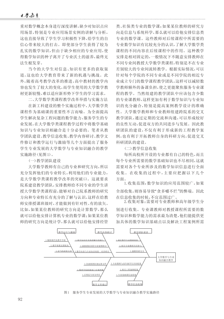 背景下服务学生专业发展的大学数学类课程教学研究——以“少教多学_第2页