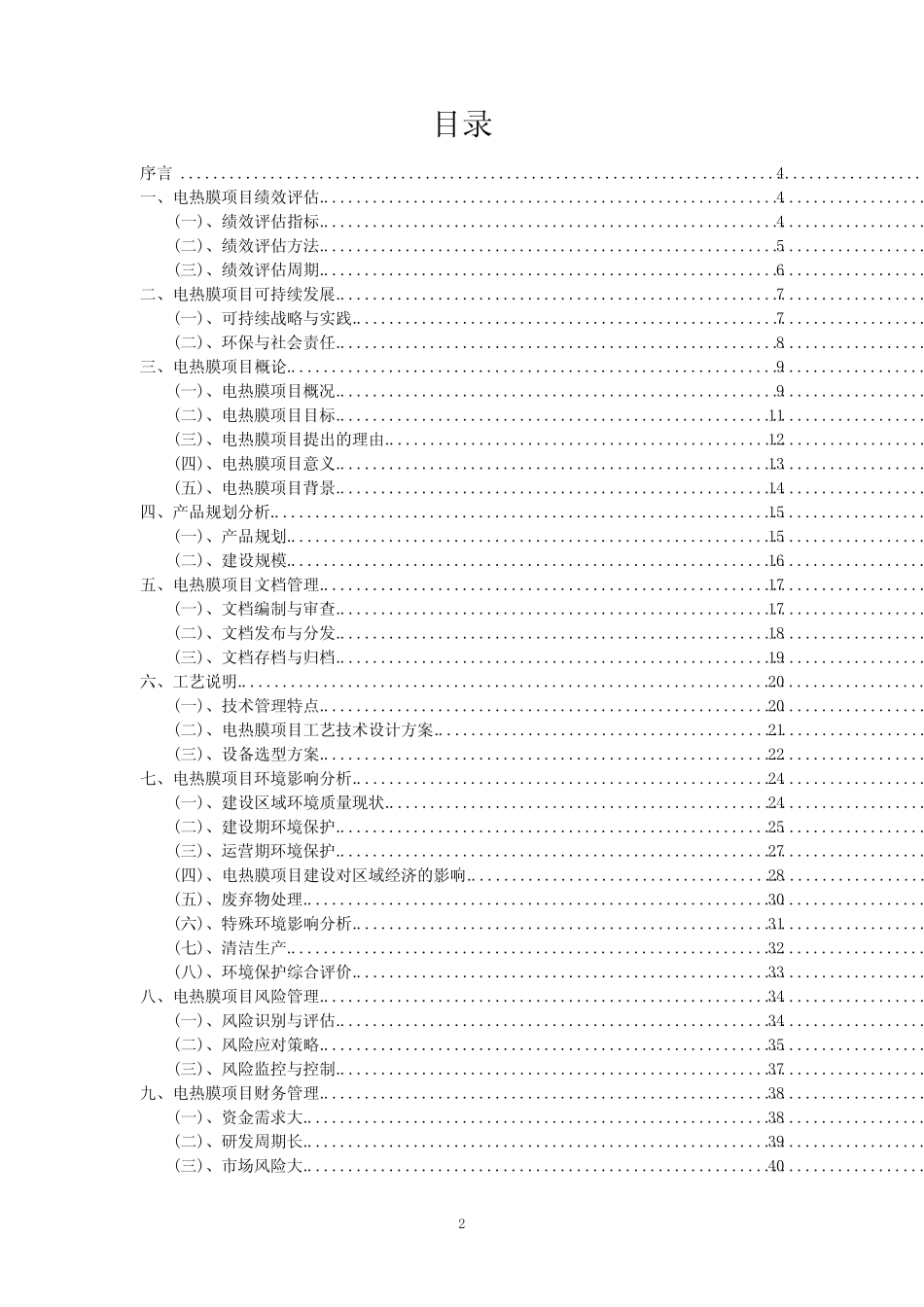 2023年电热膜项目规划设计纲要_第2页