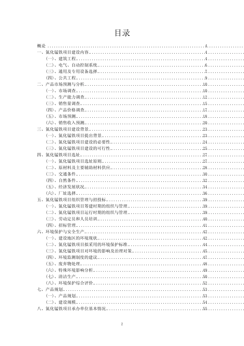 2023年氮化锰铁项目风险可行性方案_第2页