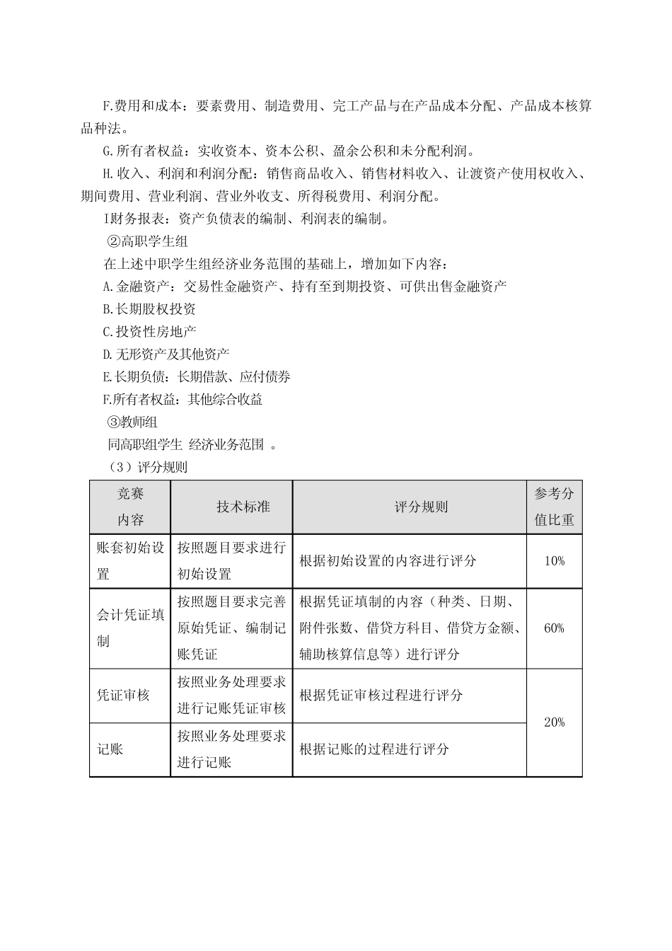 2017年江苏职业学校技能大赛财经商贸类财会专业_第2页