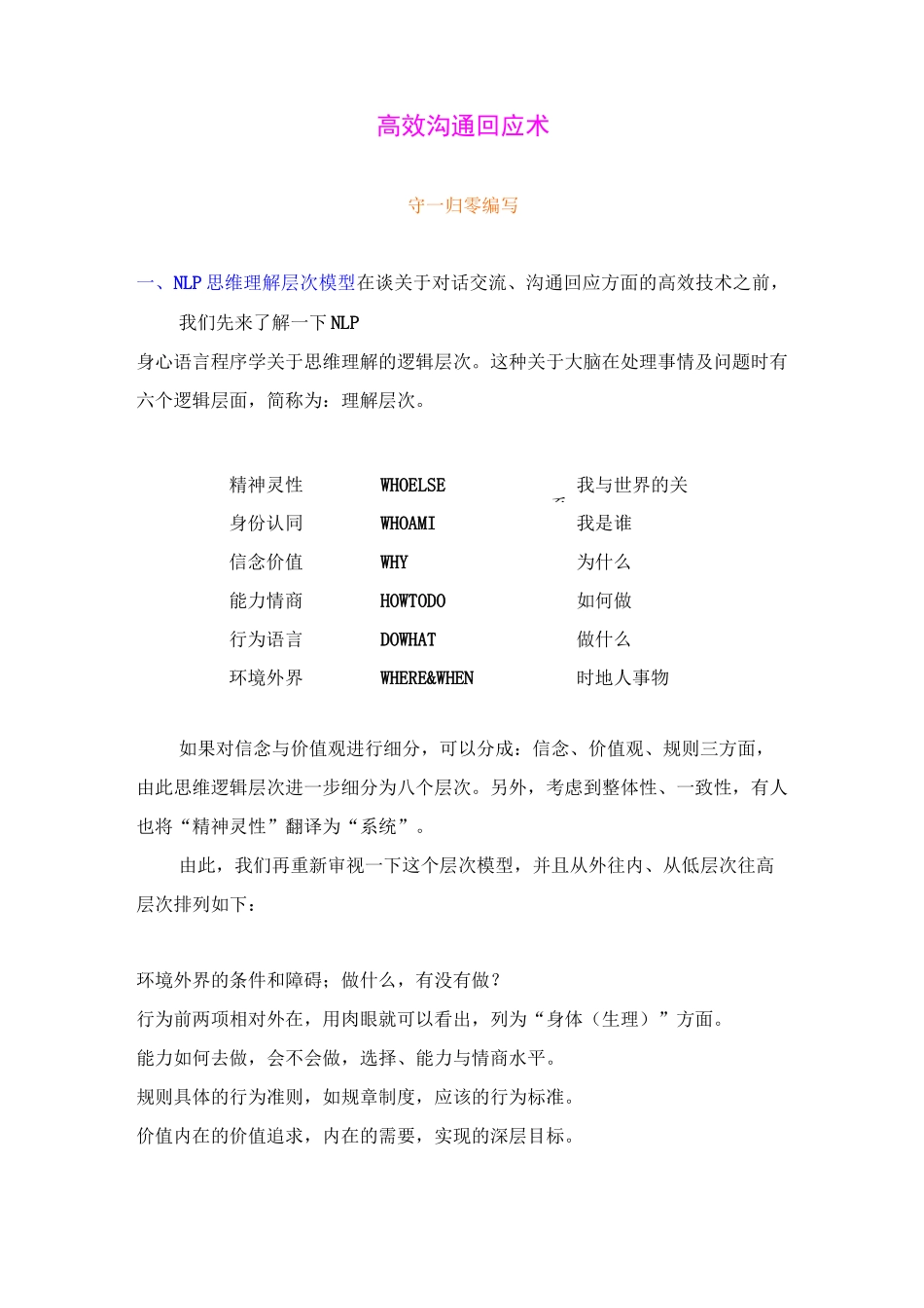 高效沟通回应术_第1页