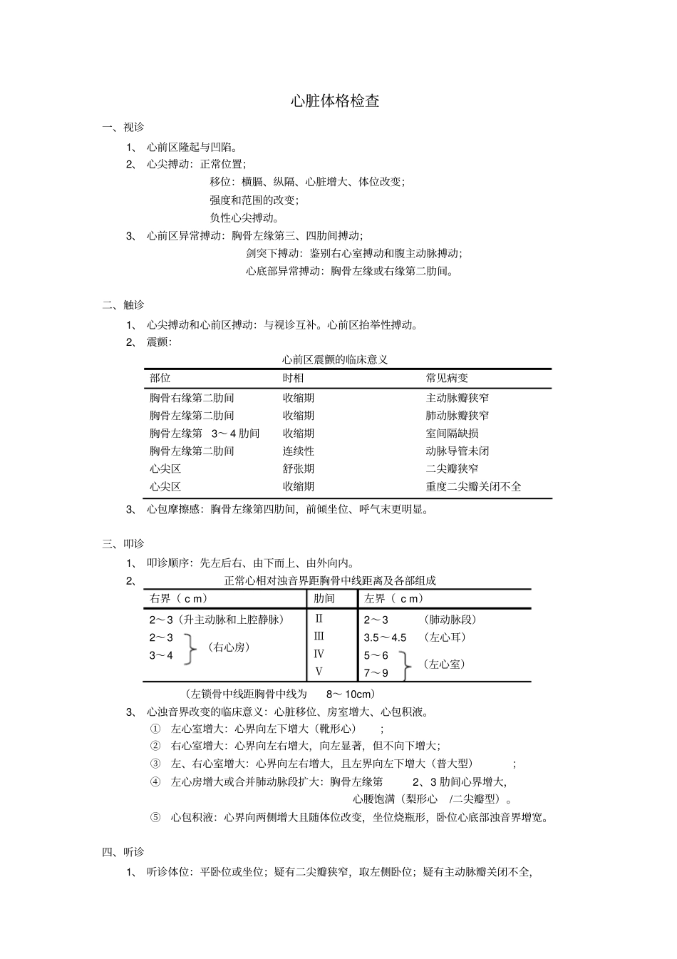 心脏体格检查应用_第1页