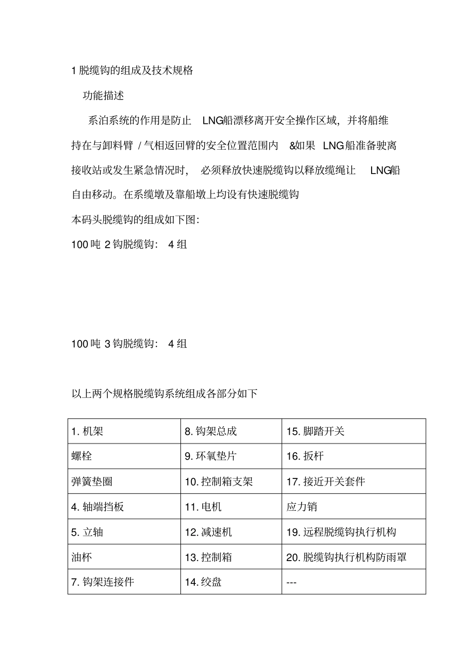快速脱缆钩的介绍_第1页