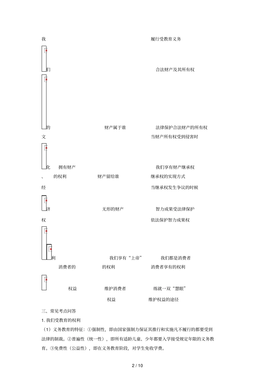 思想品德中考轮期末复习十_第2页