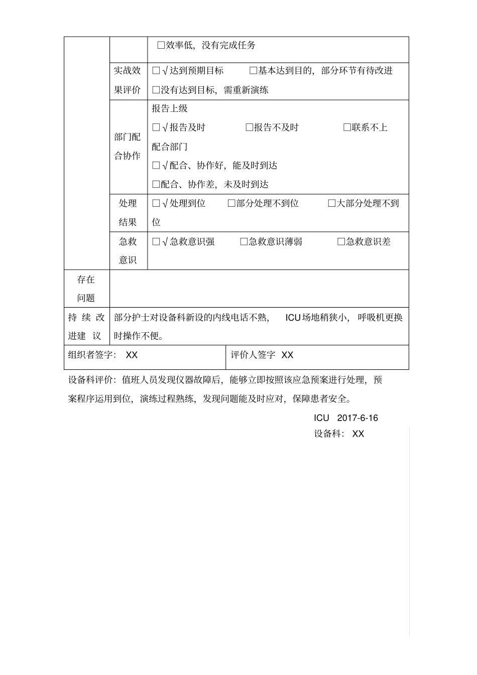 急救类生命支持类应急预案演练_第2页
