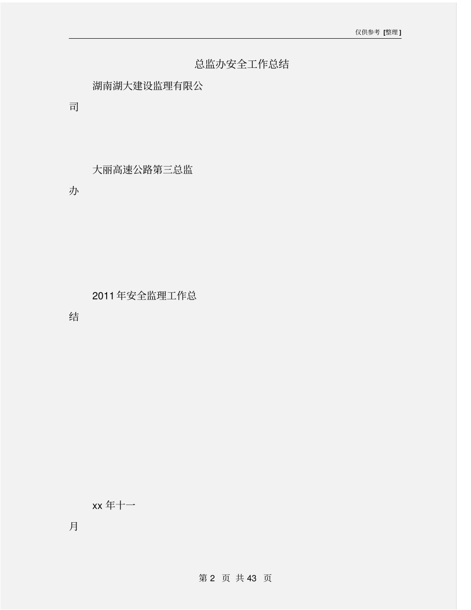 总监办安全工作总结_第2页