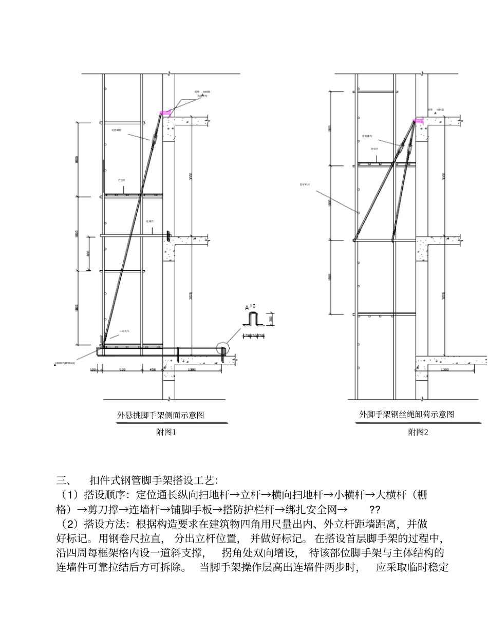 悬挑外脚手架施工方案1z最新_第2页