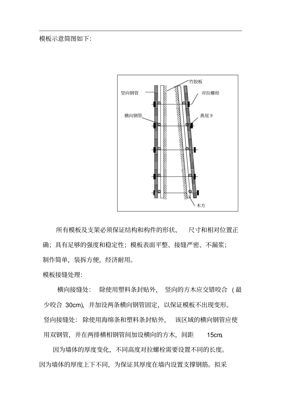 悬臂式挡土墙施工工艺_第3页