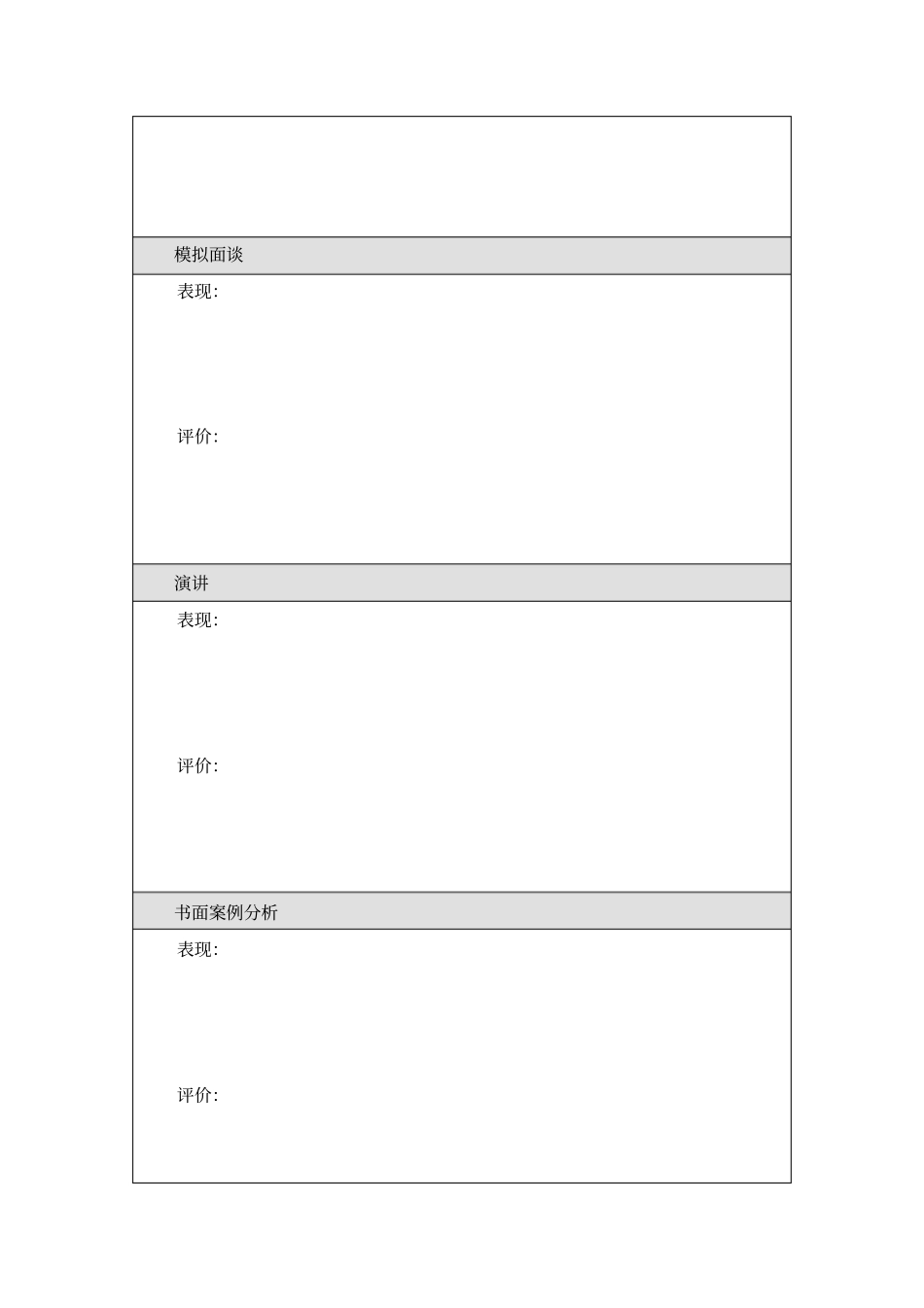 情境测试评价表模板_第2页
