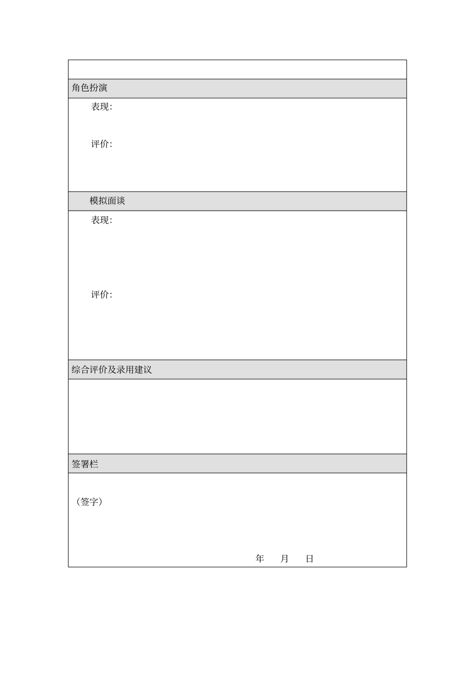 情境测试评价表模板_第3页