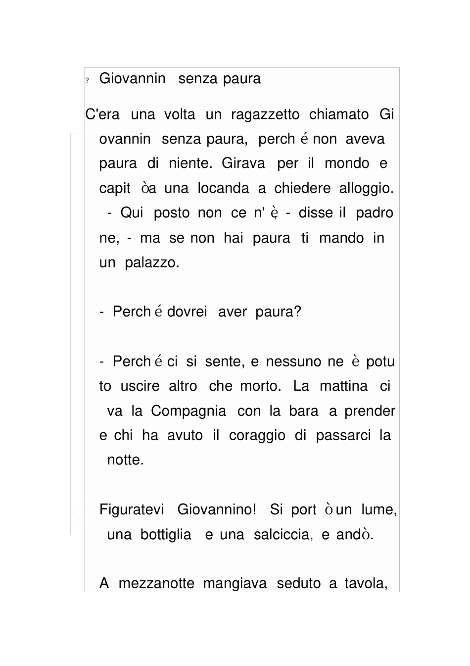 意大利语阅读：无畏的小乔万尼_New_第2页