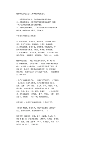 慢性咽炎形成后又分三种类型病理变化副本