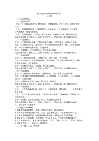 慢性盆腔炎的中医护理_方案