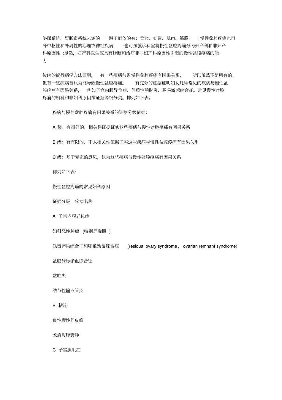 慢性盆腔疼痛诊疗指导_第2页