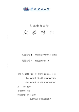 慧鱼试验报告讲解