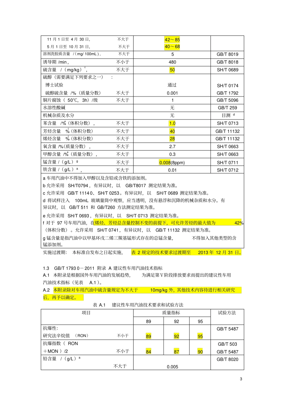 我国汽柴油标准_第3页