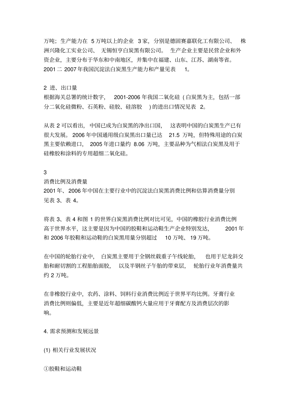 我国白炭黑工业的现状与发展汇总_第2页